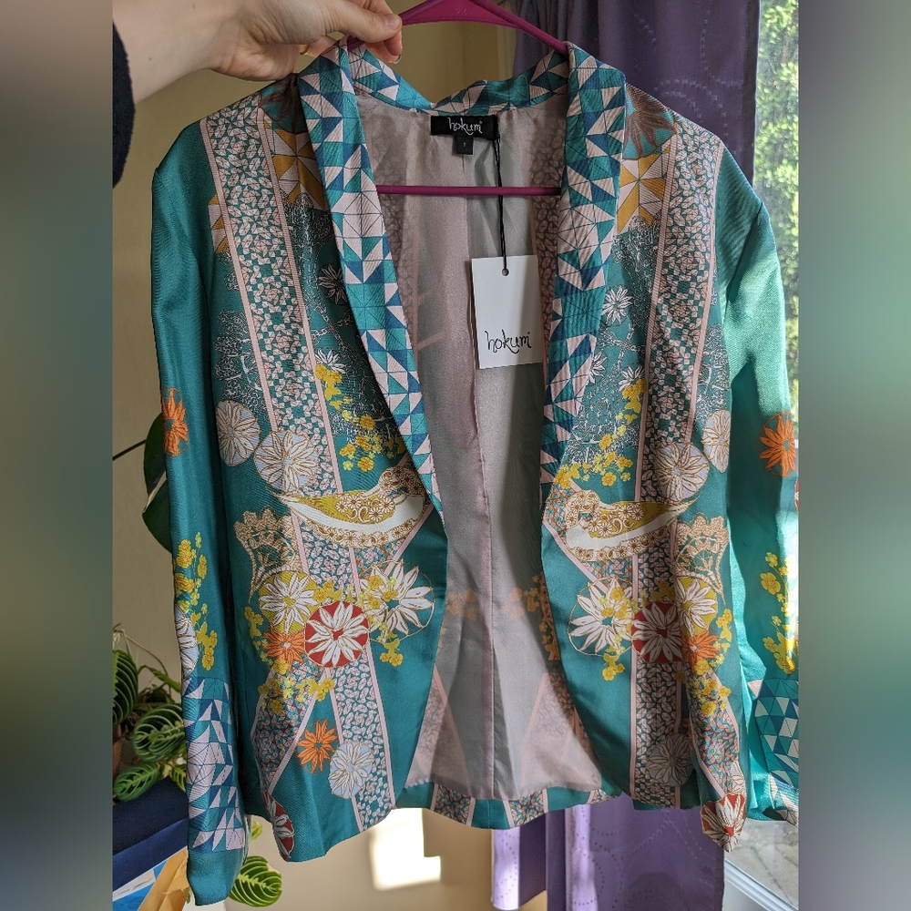 100% Silk Hokum Australia Blazer size S/M